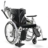 自走式車椅子　カワムラ製　低床型 型番：KZ20-40 カワムラサイクル KZ20-40 低床型 自走式 車椅子 ts-25-0513-05 アルミ